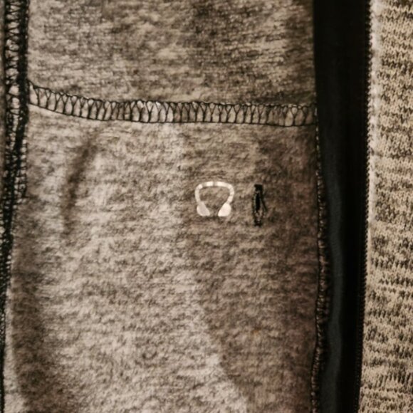 Calvin Klein Marble (Black/Grey/White) Full Zip Performance Fleece Hooded Jacket - Picture 10 of 12